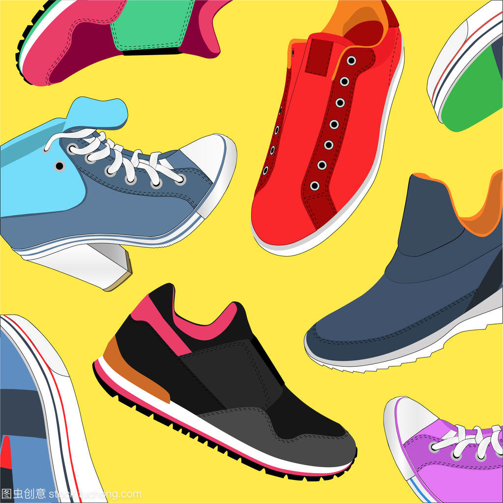 模型的運動鞋與鞋類配件 設計、功能與搭配藝術